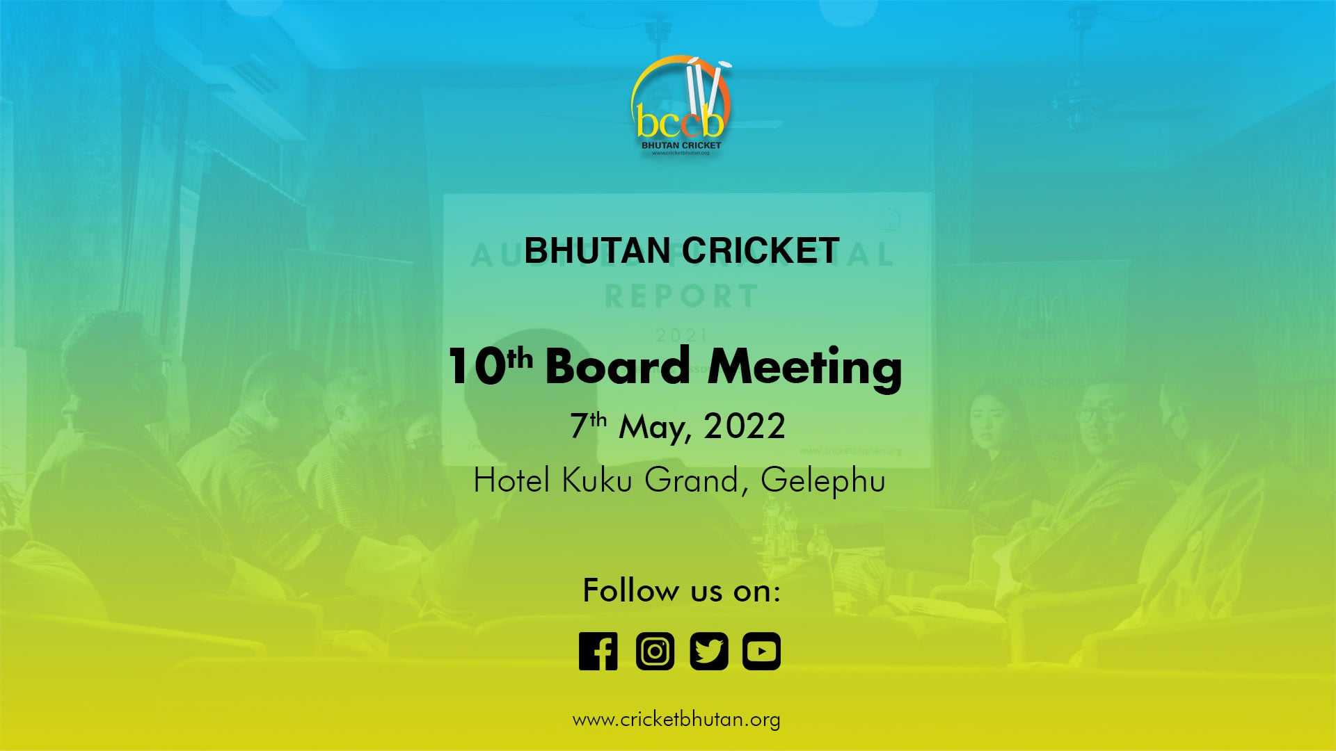 Bhutan Cricket 10th Board Meeting