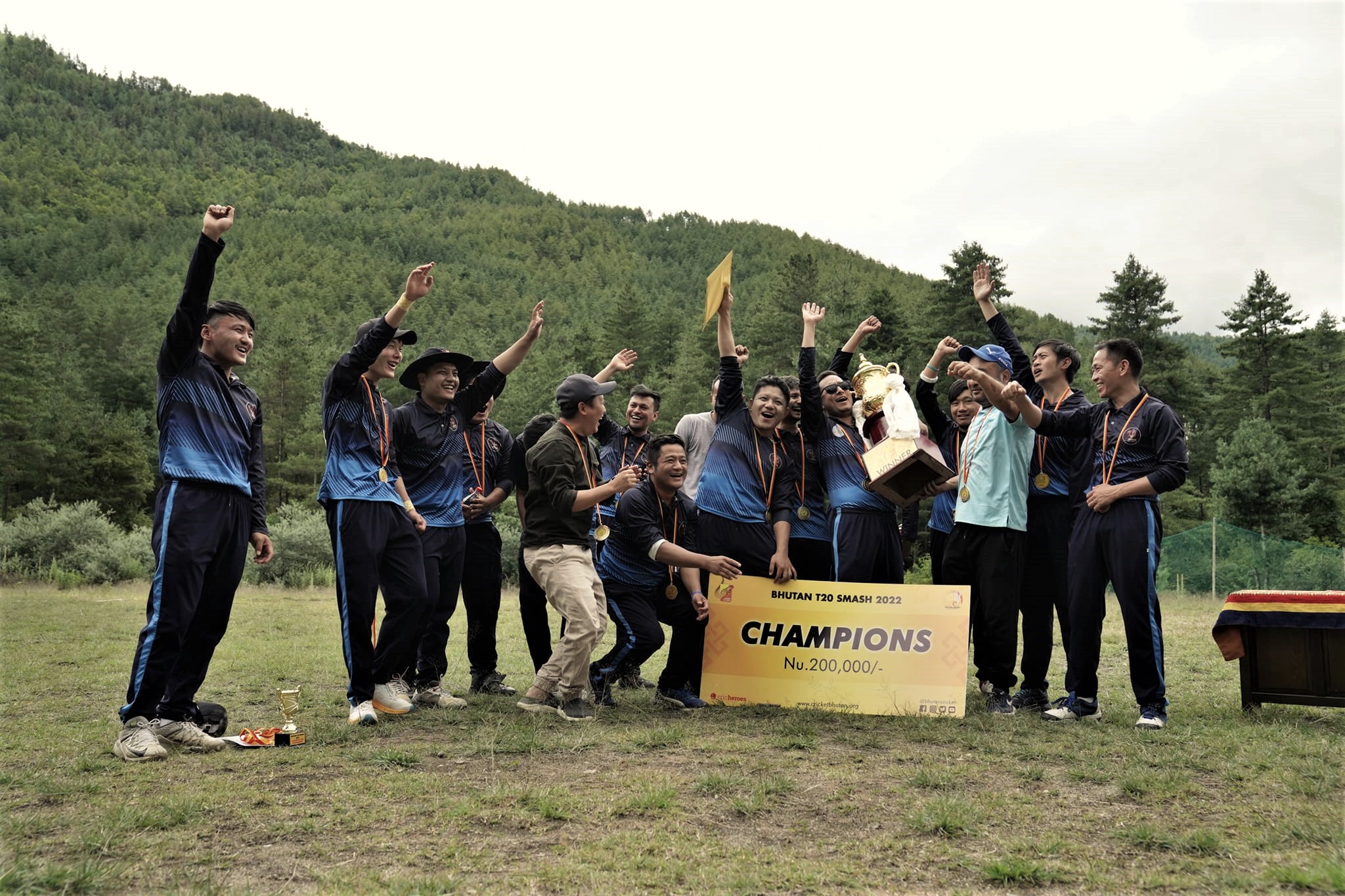 Bhutan T20 Smash Champions - Bhutan Cricket Council Board